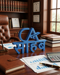 CA Sahib – Typography Desk Decor | 3D Printed