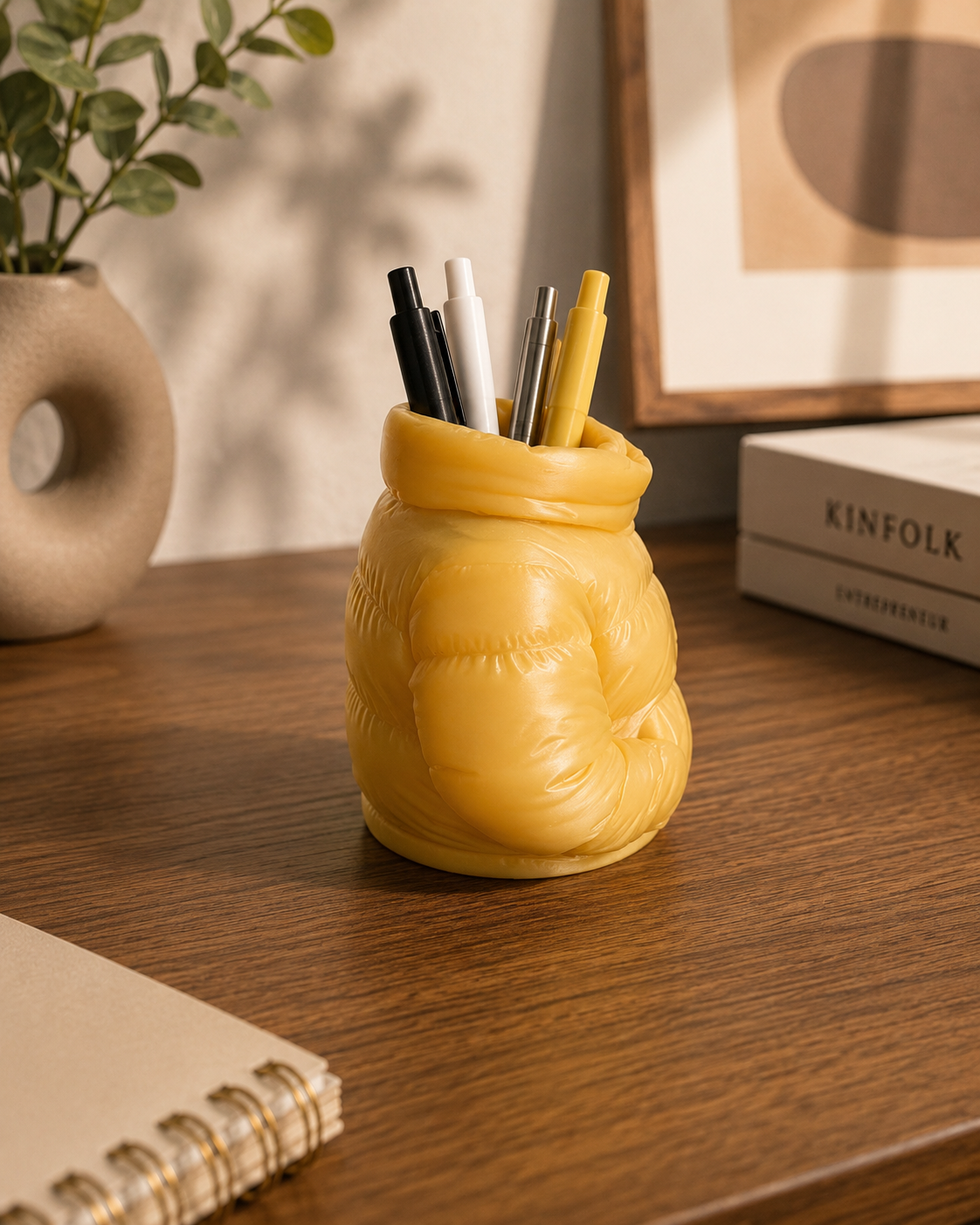 Puffer Jacket Pen Holder – 3D Printed Desk Organizer